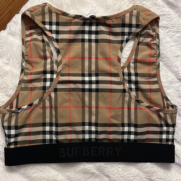 Burberry Check Sport Bra - Picture 5 of 9